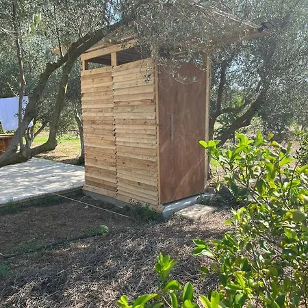 Campingplatz Eco Glamping With Pool Between Nafplio And Argos